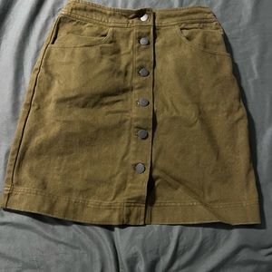 Bridge and burn skirt